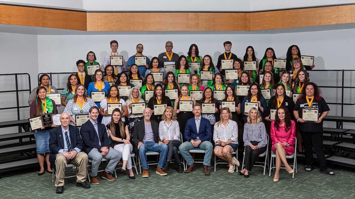 SJC honors graduates group photo